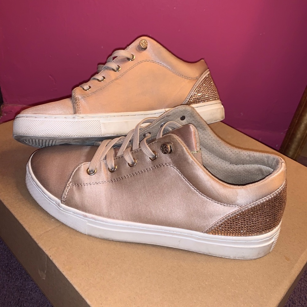 Rose Gold Guess Sneakers